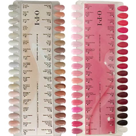 best opi colors for fair skin|opi color chart by number.